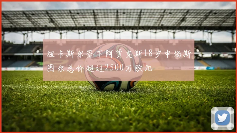 纽卡斯尔签下阿贾克斯18岁中场斯图尔总价超过2500万欧元